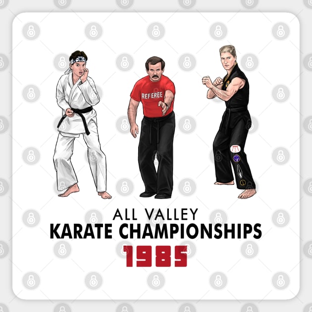 All Valley Karate Championships 1985 Sticker by PreservedDragons